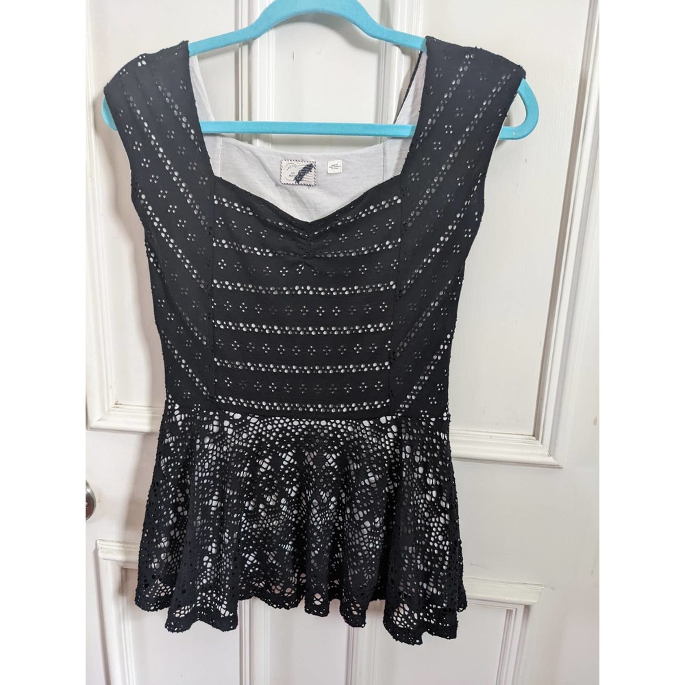 Postage stamp Anthropologie brand top